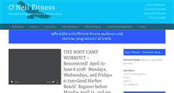 Desktop Screenshot of oneilfitness.com